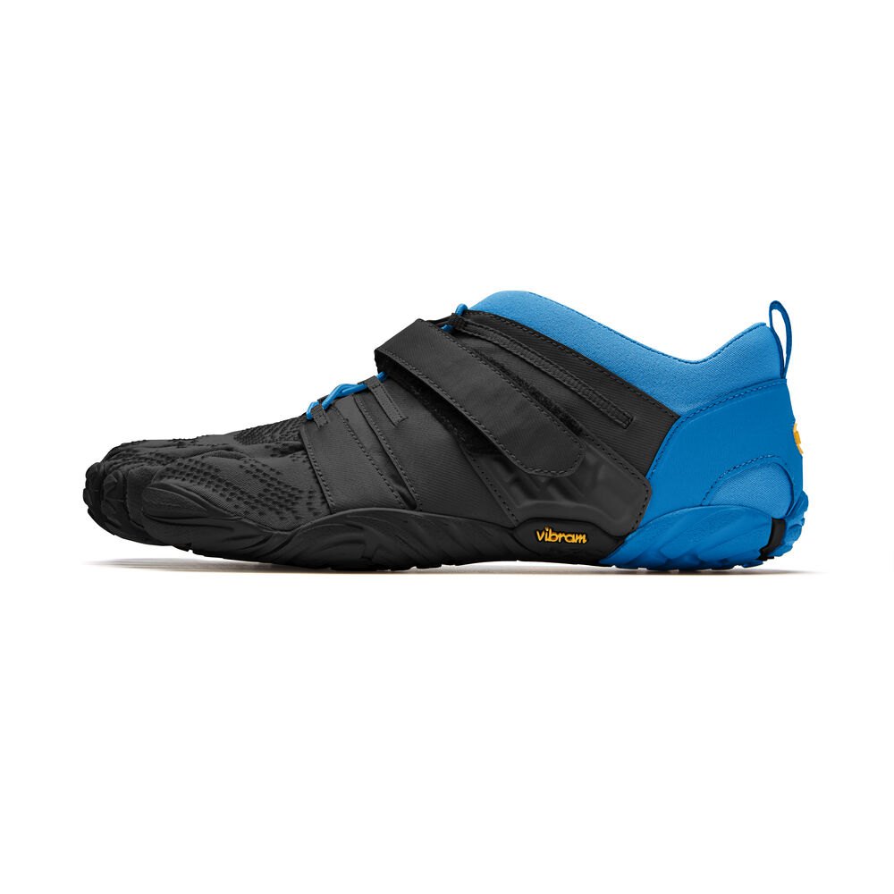 Vibram FiveFingers Herre Vandrestøvler Sort/Blå - V-Train 2.0 - 4752MIAVD